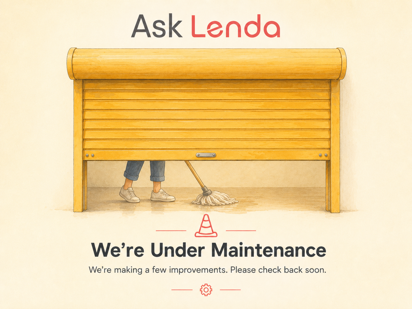 Maintenance page